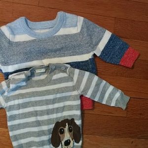 Bundle of 2 baby boy sweaters